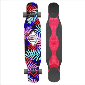 Adult Long board Four-wheeled longboard Trucks Dancing Skateboards custom skateboard skate longboard