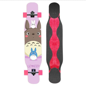 Adult Long board Four-wheeled longboard Trucks Dancing Skateboards custom skateboard skate longboard