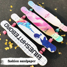 Load image into Gallery viewer, MS414 Longboard ABEC-9 Bearing Fashional ular Girl street dancing long board 46in Deck  70*51mm wheel