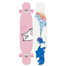 Load image into Gallery viewer, MS414 Longboard ABEC-9 Bearing Fashional ular Girl street dancing long board 46in Deck  70*51mm wheel