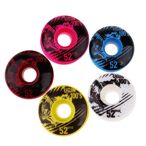 4pcs 52mm 100A High Performance Skateboard Wheels Durable PU Skate Wheels 100A Skateboard Part