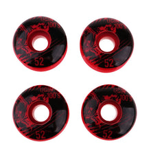 Load image into Gallery viewer, 4pcs 52mm 100A High Performance Skateboard Wheels Durable PU Skate Wheels 100A Skateboard Part