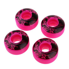 Load image into Gallery viewer, 4pcs 52mm 100A High Performance Skateboard Wheels Durable PU Skate Wheels 100A Skateboard Part