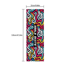 Load image into Gallery viewer, Long Skateboard Sandpaper Sticker Waterproof Scooter Sticker Sand Sticker Skateboard Griptape Deck Paper Sand With Cutter