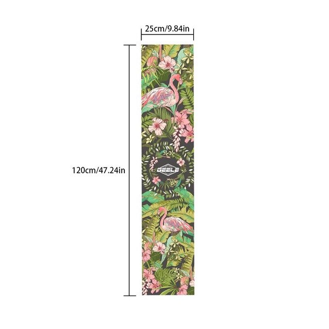 Long Skateboard Sandpaper Sticker Waterproof Scooter Sticker Sand Sticker Skateboard Griptape Deck Paper Sand With Cutter