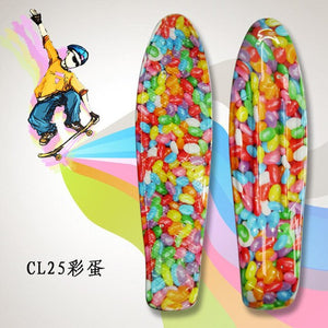 22 inch Mini Skateboard Cruiser Board 22" Retro Longboard Skate Long Board For Kids Child Small Skateboarding Peny Board