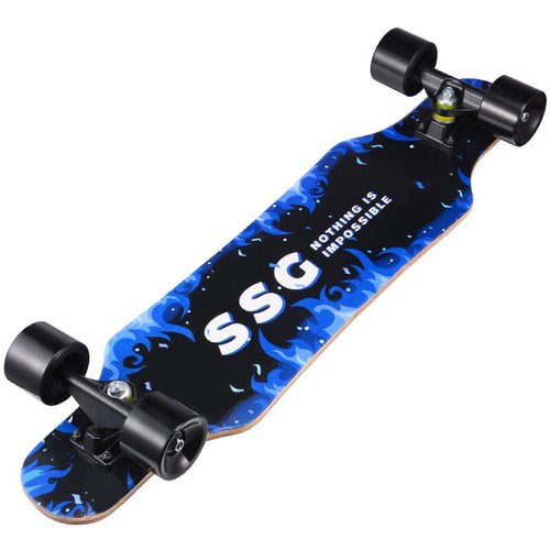 Long Board Highway Skateboard Four-wheel Scooter Teenager BOY'S And GIRL'S Dance Board Adult Brush Street Board Skateboard Begin