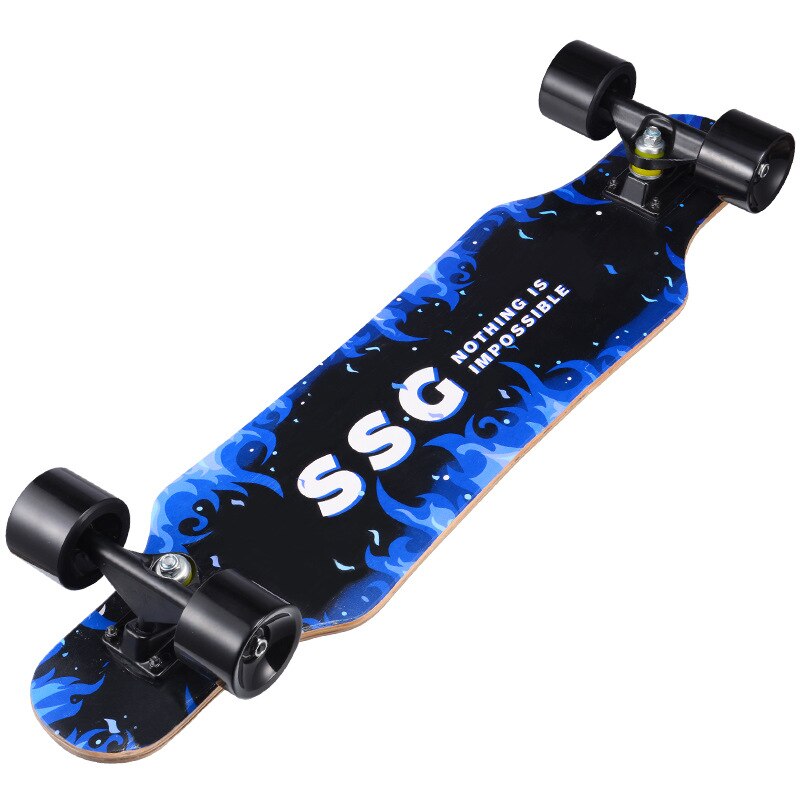 Long Board Highway Skateboard Four-wheel Scooter Teenager BOY'S And GIRL'S Dance Board Adult Brush Street Board Skateboard Begin