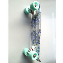 Load image into Gallery viewer, Mini Cruiser Penny Board Plastic Skateboard 22&quot; X 6&quot; Retro Longboard Skate Long Board Floral Graphic Printed