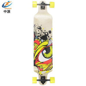 SOURCE Skateboard New Style Long Board Four Wheel Skateboard Double Rocker Maple Board Adult Children Profession Manufacturers D