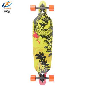 SOURCE Skateboard New Style Maple Board Anti-slip Long Board Four Wheel Skateboard Adult Children’s Skateboard Profession Manufa