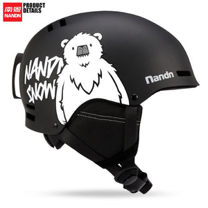 NANDN Ski Helmet Skiing Helmet For Adult  Snow Helmet Safety Skateboard Ski Snowboard Helmet