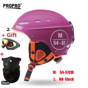 Brand Skiing  Helmet Pink Skateboard Ski Snowboard Helmet Integrally-molded Ultralight Breathable  CE  Cheap moon helmet