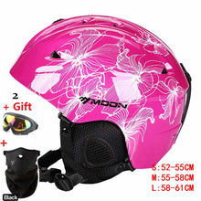 Load image into Gallery viewer, Brand Skiing  Helmet Pink Skateboard Ski Snowboard Helmet Integrally-molded Ultralight Breathable  CE  Cheap moon helmet