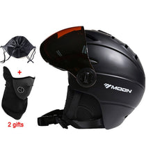 Load image into Gallery viewer, MOON Skiing Helmet Winter Outdoor Sports Men Women Ski Helmets Skiing Snowboard Snow Skateboard Helmet With Goggles Glasse Visor