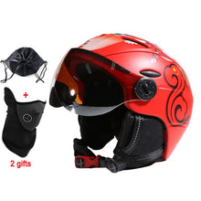 Load image into Gallery viewer, MOON Skiing Helmet Winter Outdoor Sports Men Women Ski Helmets Skiing Snowboard Snow Skateboard Helmet With Goggles Glasse Visor