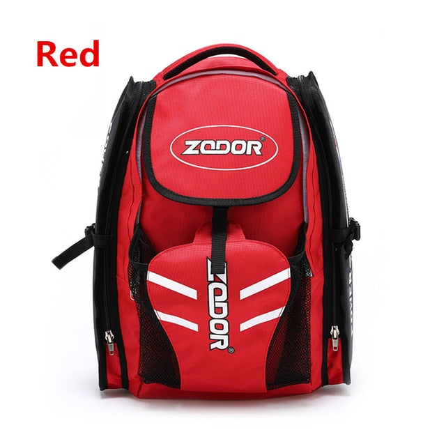 Original ZODOR speed skates patines carrier daily waterproof skates backpack 4x90 4x100 4x110 skating bag blue red container