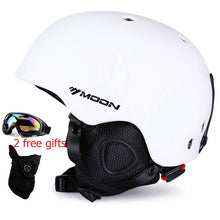 Load image into Gallery viewer, Moon CE Certification PC+EPS Adult Ski Helmet Men Women Skating Skateboard Helmet Snow Sports Snowboard Helmets with Goggles