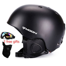 Load image into Gallery viewer, Moon CE Certification PC+EPS Adult Ski Helmet Men Women Skating Skateboard Helmet Snow Sports Snowboard Helmets with Goggles