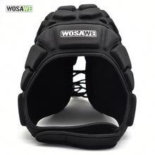 Load image into Gallery viewer, WOSAWE Goalkeeper Helmet Thickened EVA Padded Rugby Protector Adjustable Breathable Head Guard Gear Soccer Football Skateboard