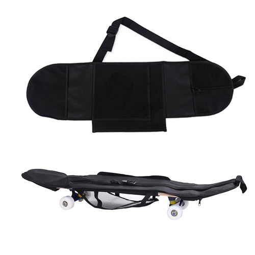 Carry Bag Black Non Woven Fabric Durable Outdoor Backpack Adult Skateboard Skateboard Backpack