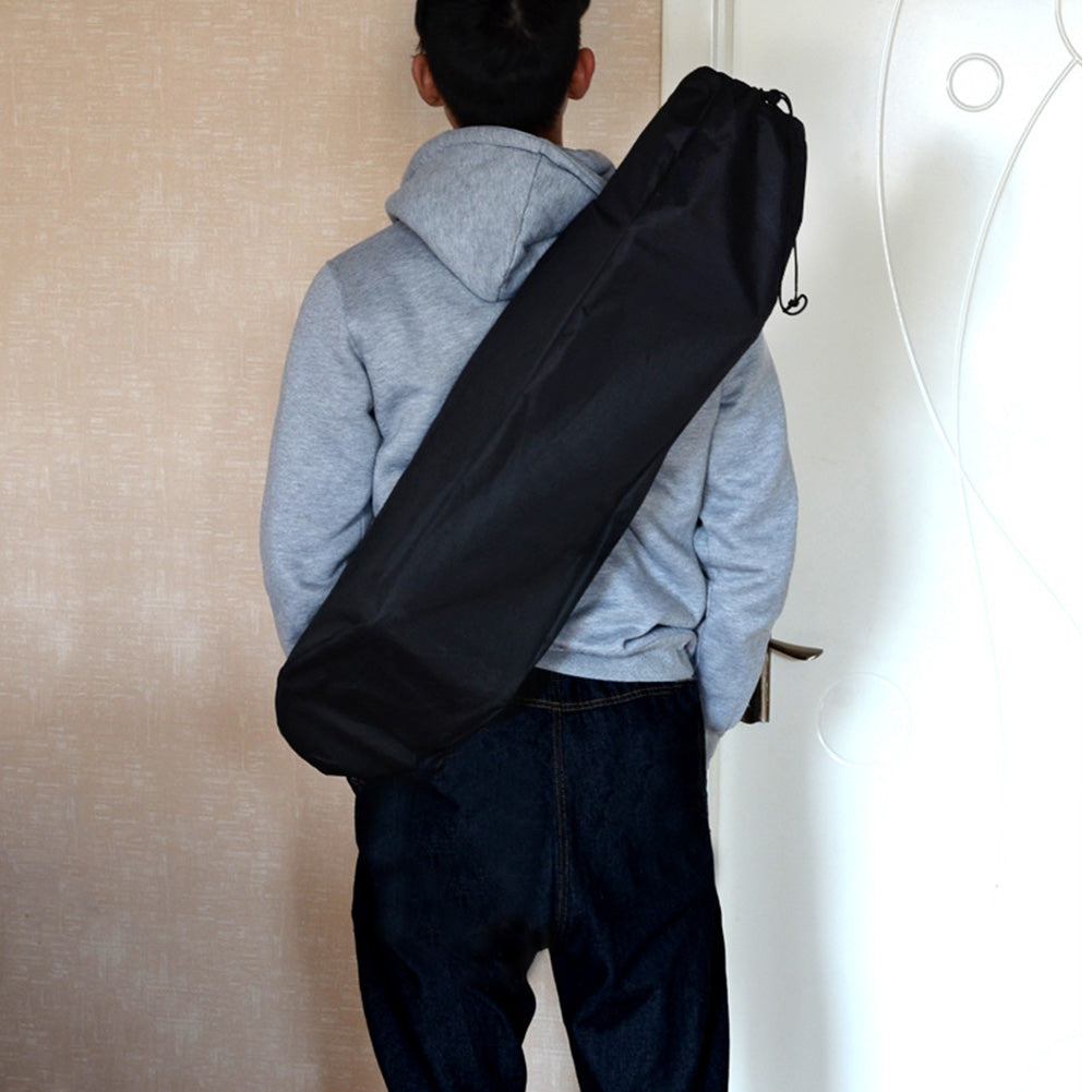 Wear Resistant Backpack Solid Accessories Unisex Oxford Cloth Waterproof Black Cover Longboard Travel Skateboard Bag Adjustable