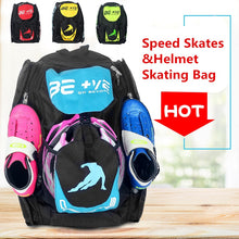 Load image into Gallery viewer, Original BE+VE go beyond inline speed skates shoes container speed patines outdoor helmet skating bag backpack support 4X110mm