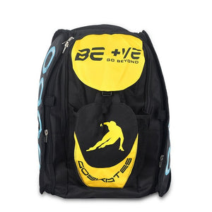 Original BE+VE go beyond inline speed skates shoes container speed patines outdoor helmet skating bag backpack support 4X110mm