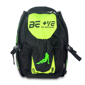 Original BE+VE go beyond inline speed skates shoes container speed patines outdoor helmet skating bag backpack support 4X110mm