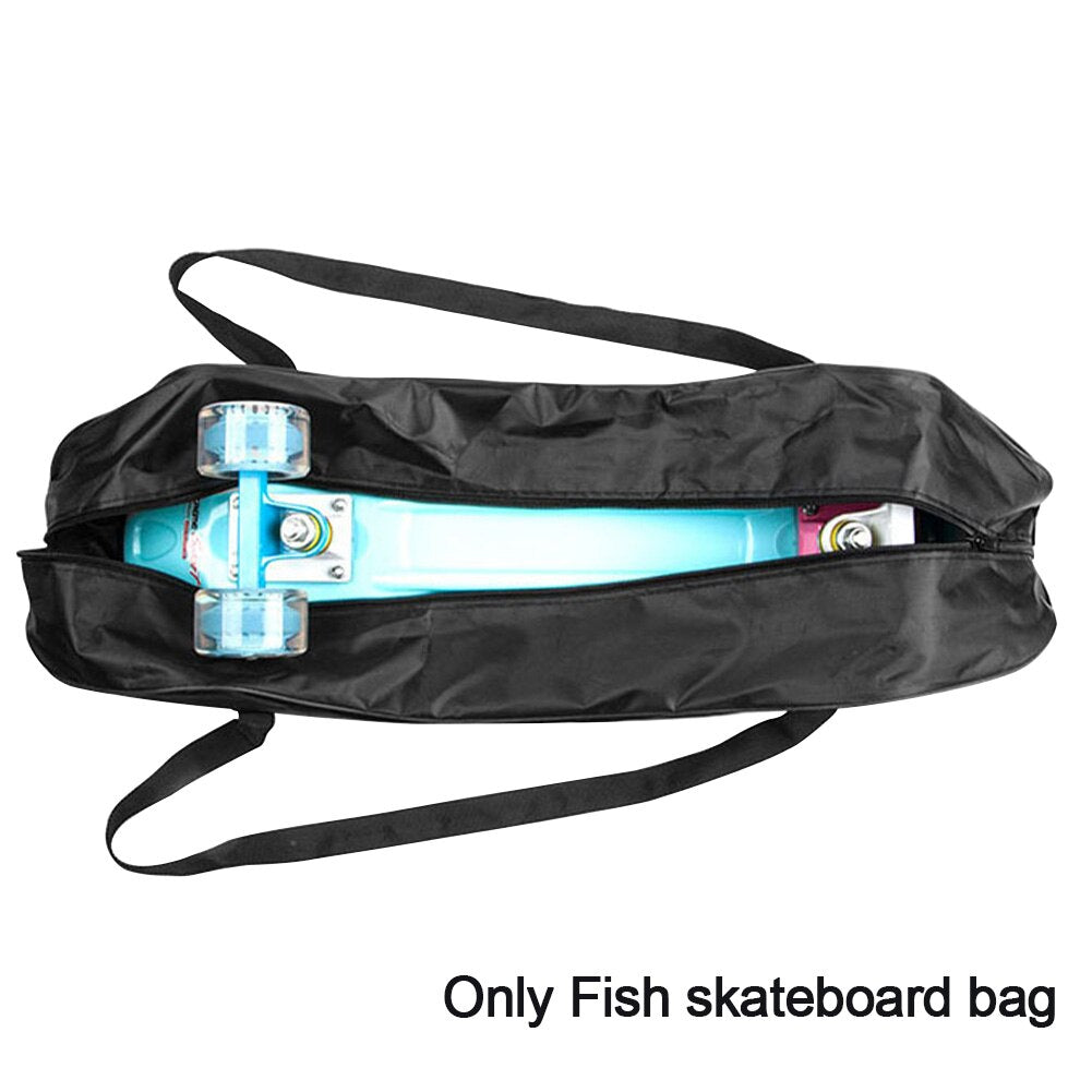 Carrying Pouch Wear Resistant Dustproof Equipment Protective Cover Portable Foldable Storage Backpack Travel Fish Skateboard Bag