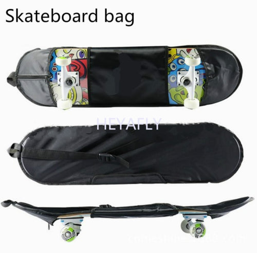 80cm Skateboard Bag, Shoulder Bag, Satchel, Skateboard Backpack Four Wheel Skateboard Bag