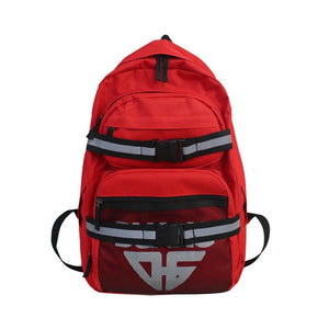 Multifunction Oxford Fabric Backpack USB Night Reflective Skateboard Bag Large Capacity Longboard Backpack Students Bag For Men