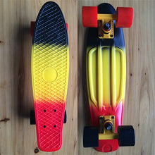 Load image into Gallery viewer, Plastic Mini Cruiser 22&quot; Skateboard  Retro Longboard Skate Board galaxy Graphic Girls Boys