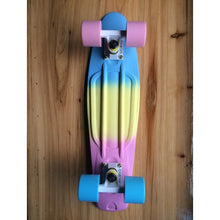 Load image into Gallery viewer, Plastic Mini Cruiser 22&quot; Skateboard  Retro Longboard Skate Board galaxy Graphic Girls Boys