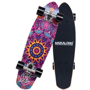 Maple Cruiser Skateboard Professional Skateboard 26 x 7" Longboard Skate board Complete for Girls Boys