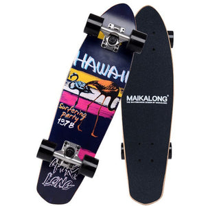 Maple Cruiser Skateboard Professional Skateboard 26 x 7" Longboard Skate board Complete for Girls Boys