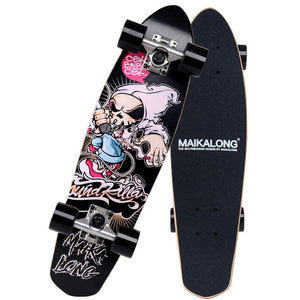 Maple Cruiser Skateboard Professional Skateboard 26 x 7" Longboard Skate board Complete for Girls Boys