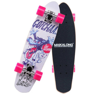Maple Cruiser Skateboard Professional Skateboard 26 x 7" Longboard Skate board Complete for Girls Boys