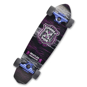UGIN Freestyle Printing Street 28 inch Long Skate Board Complete Retro Graffiti Style Skateboard Cruiser Long Skateboards Maple
