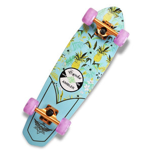 UGIN Freestyle Printing Street 28 inch Long Skate Board Complete Retro Graffiti Style Skateboard Cruiser Long Skateboards Maple