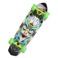 Load image into Gallery viewer, UGIN Freestyle Printing Street 28 inch Long Skate Board Complete Retro Graffiti Style Skateboard Cruiser Long Skateboards Maple