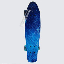 Load image into Gallery viewer, New Galaxy mini cruiser 22 peny skateboard long board Pnny complete transparent skateboard fish board pink and blue patines kids