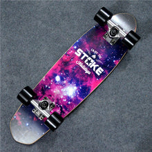 Load image into Gallery viewer, Maple Cruiser 26 x 7&quot; Professional Skateboard Longboard Skate board Complete Galaxy Floral