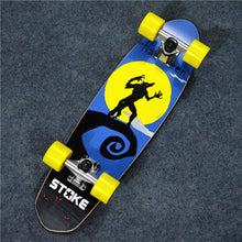 Load image into Gallery viewer, Maple Cruiser 26 x 7&quot; Professional Skateboard Longboard Skate board Complete Galaxy Floral