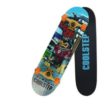 Load image into Gallery viewer, Professional Canadian Maple 4 Wheels Double Rocker Skateboard 31 Inch Long Skate Board Graffiti Style Highway Skateboard