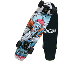 Load image into Gallery viewer, Freestyle Printing Street 26 inch Skate Board Complete Retro Graffiti Style Skateboard Cruiser Long Skateboards Maple