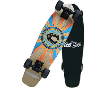 Freestyle Printing Street 26 inch Skate Board Complete Retro Graffiti Style Skateboard Cruiser Long Skateboards Maple