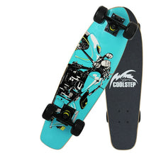 Load image into Gallery viewer, Freestyle Printing Street 26 inch Skate Board Complete Retro Graffiti Style Skateboard Cruiser Long Skateboards Maple