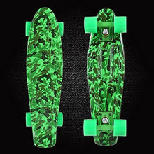 Load image into Gallery viewer, New Camouflage Printed Fish board mini cruiser skateboard single long board children warped road skate longboard scooter PN07