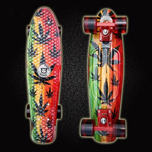 Load image into Gallery viewer, New Camouflage Printed Fish board mini cruiser skateboard single long board children warped road skate longboard scooter PN07